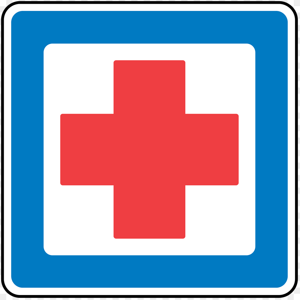 First Aid Sign In Denmark Clipart, Logo, Symbol, First Aid, Red Cross Free Png