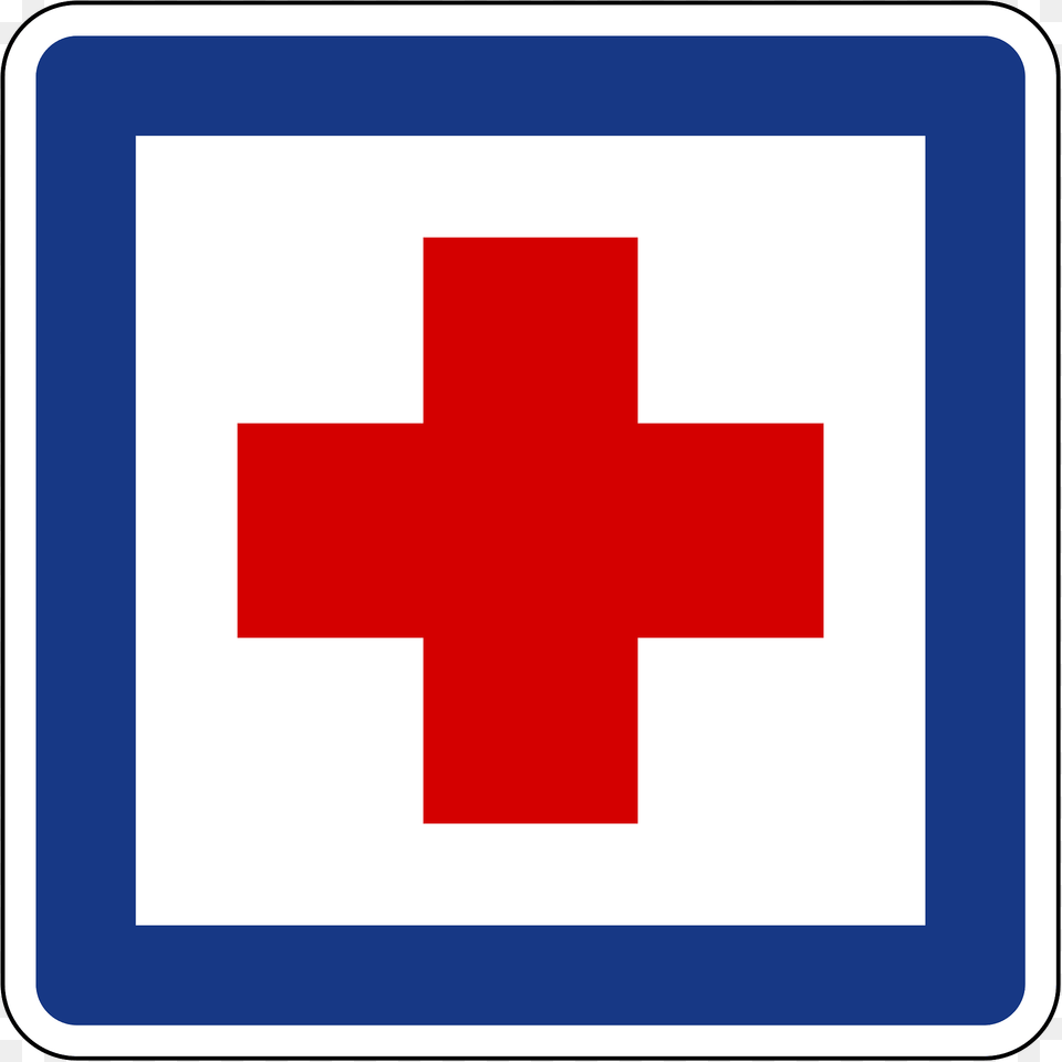 First Aid Sign In Slovenia Clipart, Logo, Symbol, First Aid, Red Cross Free Png