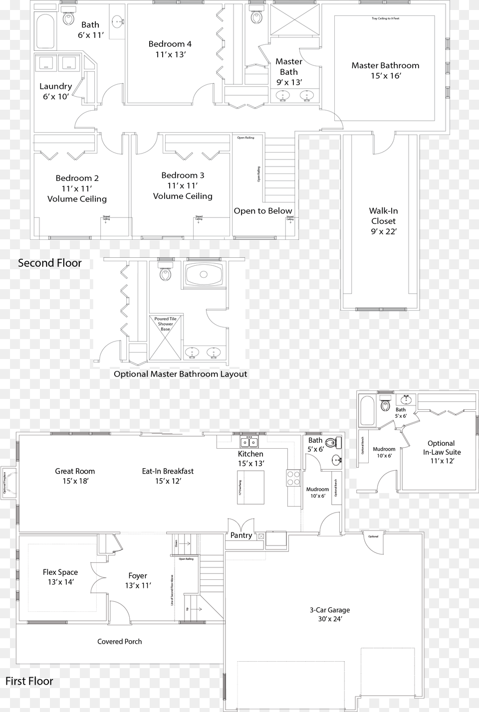First And Second Floor Of The Modern Farmhouse The Modern Farmhouse, Diagram, Cad Diagram Free Png Download