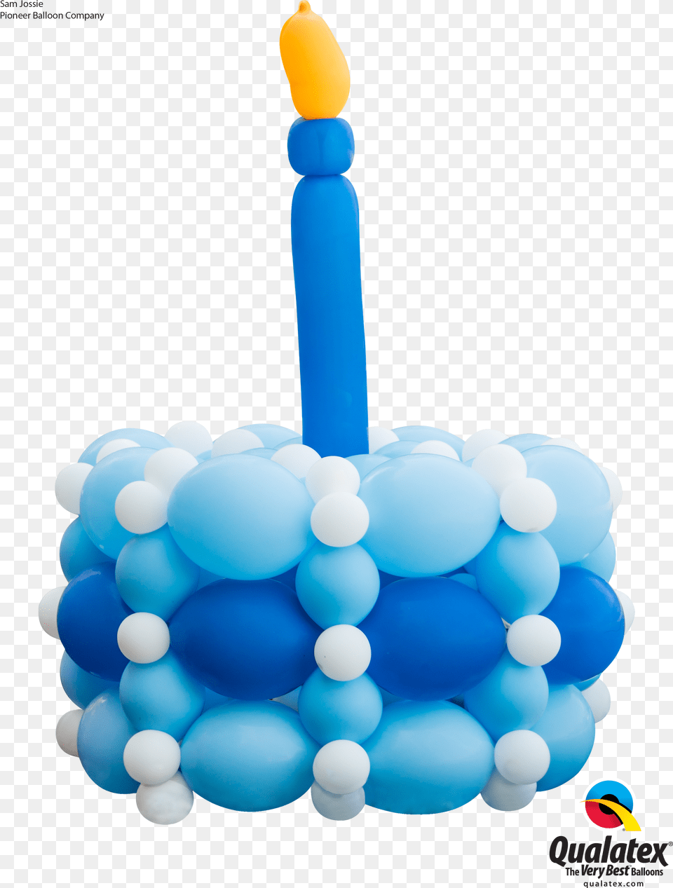First Birthday Cake Balloon Decorations 15cm Qualatex Quick Link Balloons Assorted Colours, Candle, Birthday Cake, Cream, Dessert Png Image