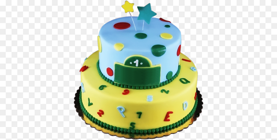 First Birthday Cake Image Birthday Cake For Boy, Birthday Cake, Cream, Dessert, Food Free Png