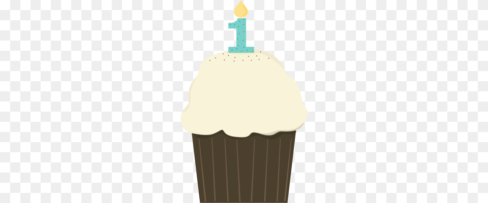 First Birthday Clipart, Cake, Cream, Cupcake, Dessert Free Png Download