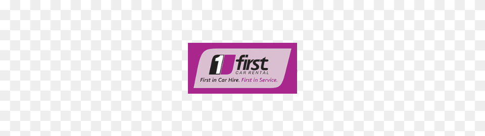 First Car Rental Logo, Sticker, Purple, Paper, Text Free Transparent Png