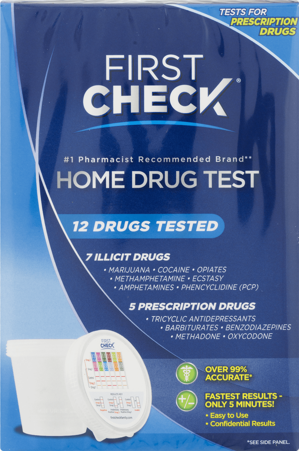 First Check Home Drug Test, Advertisement, Poster, Tape Free Png