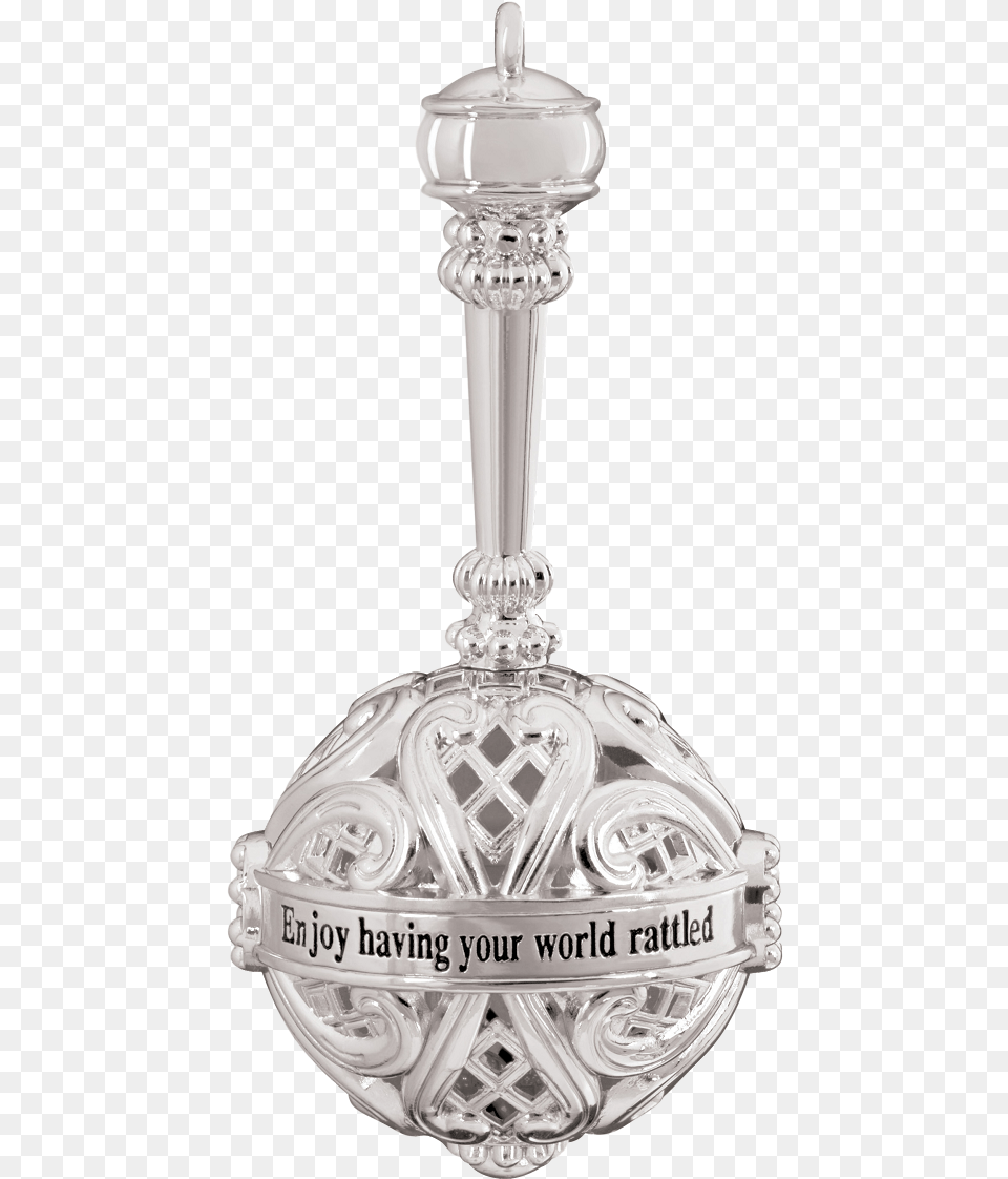 First Christmas Ornament Silver Rattle, Accessories, Smoke Pipe Free Png