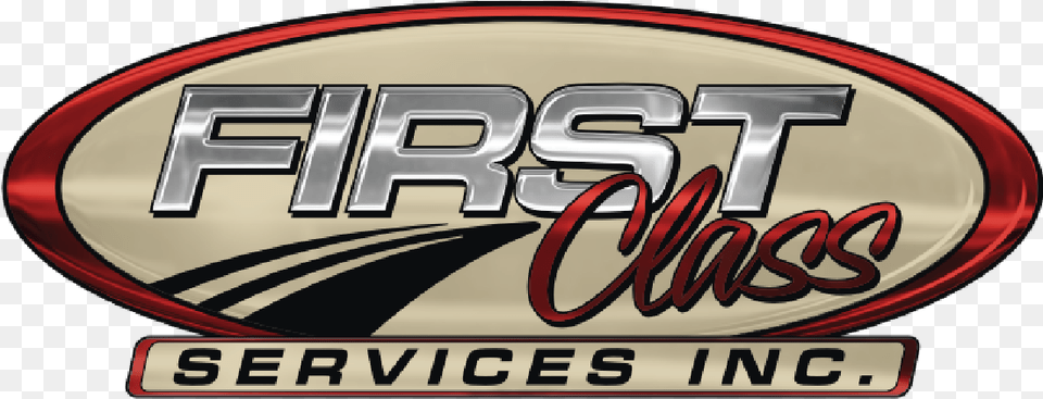 First Class Logo Combines The Iconic Peterbilt Oval, Emblem, Symbol Png Image