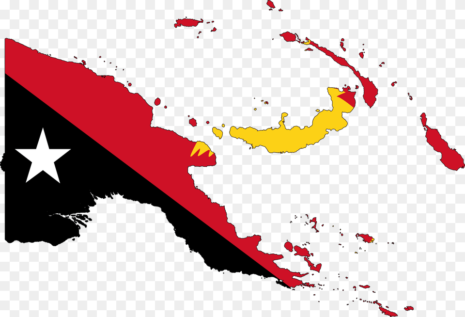 First Coal Papua New Guinea Flag Country, Symbol Free Transparent Png