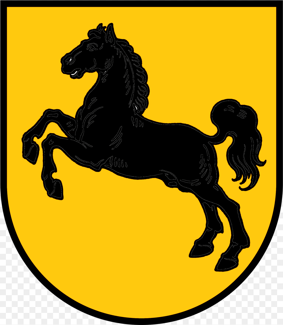 First Coat Of Arms Of Old Saxony From Widukind Foundation Of Lower Saxony, Animal, Horse, Mammal, Logo Png