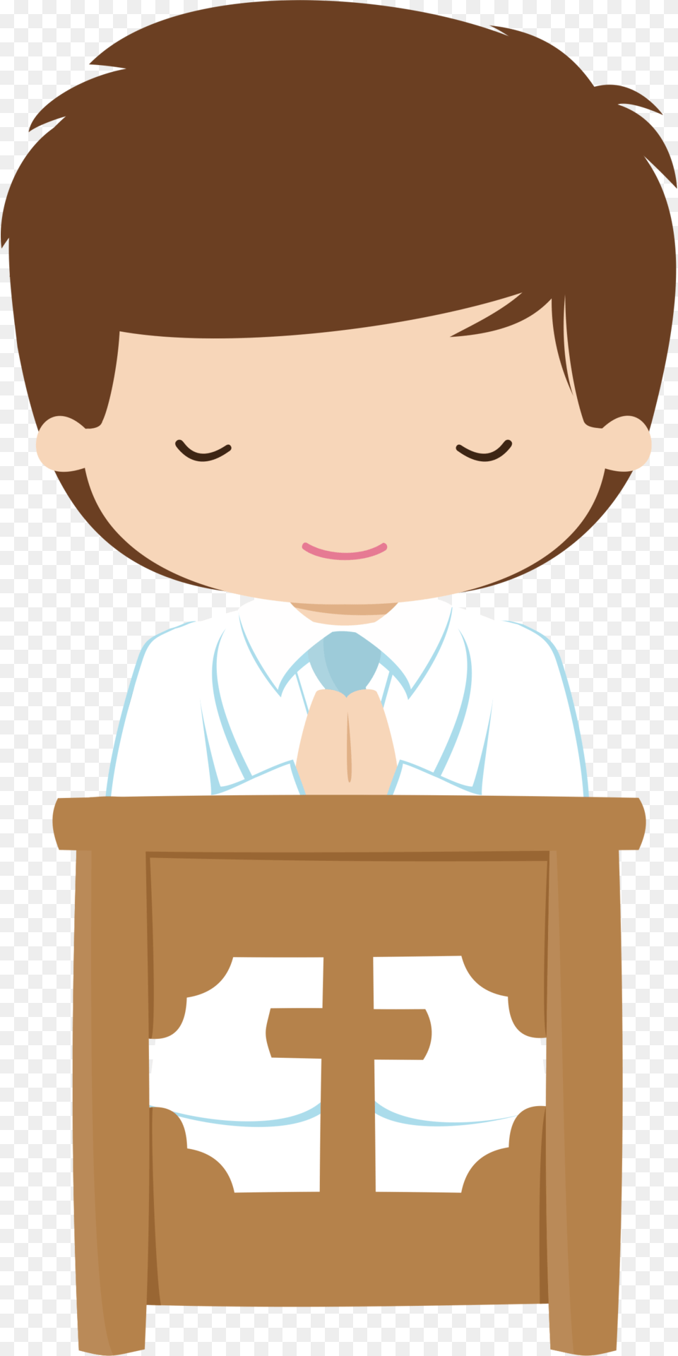 First Communion Baptism Centerpieces Baptism Cookies Clipart Communion Boy, Person, Reading, Furniture, Face Free Png Download