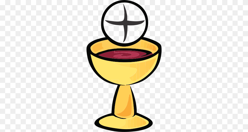 First Communion Candle Bread And Wine, Glass Png Image