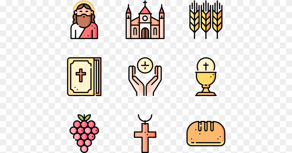 First Communion Clip Art, Baby, Person, Symbol, Cross Png Image