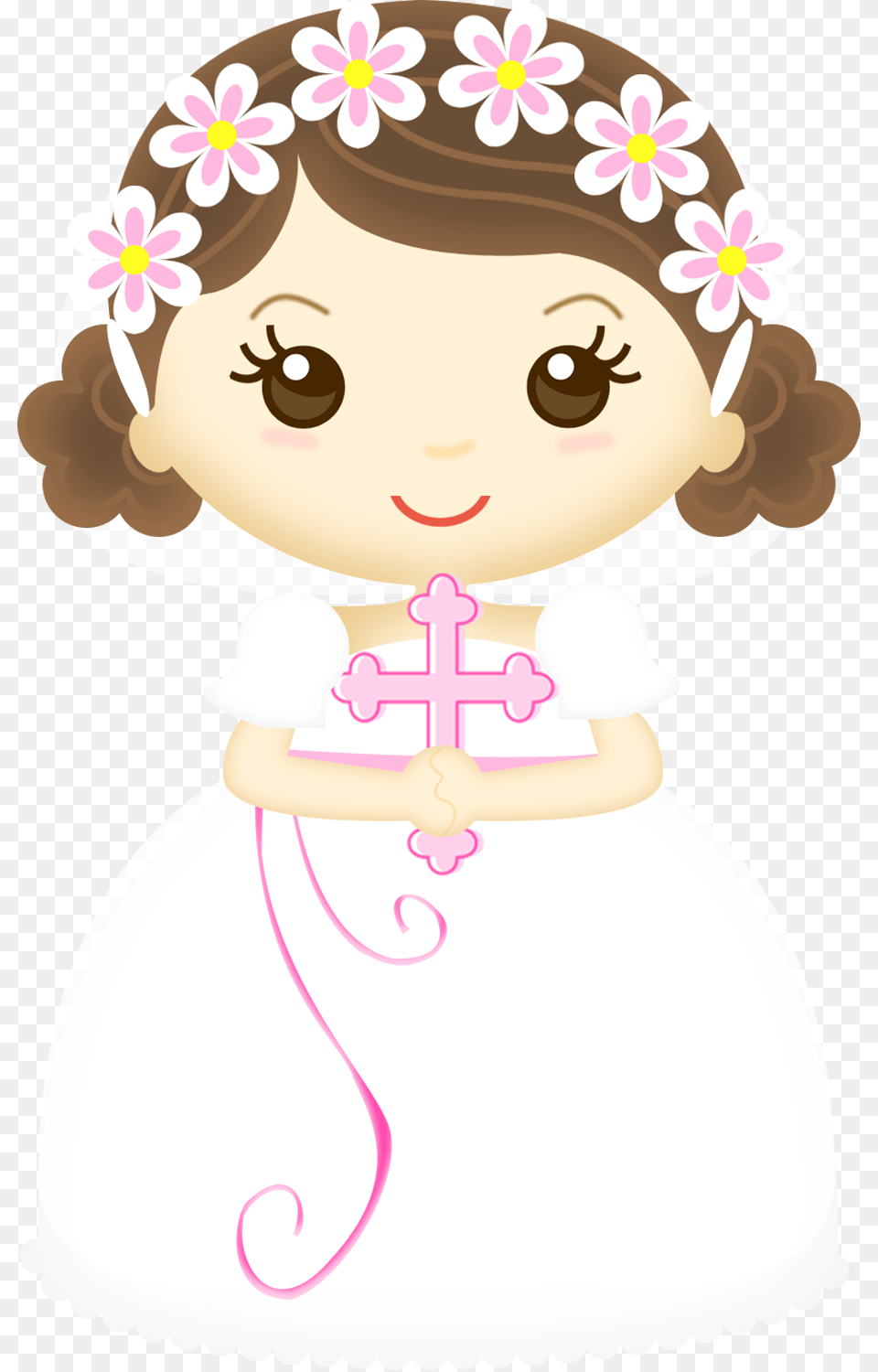 First Communion Girl, Toy, Doll, Snowman, Snow Free Transparent Png