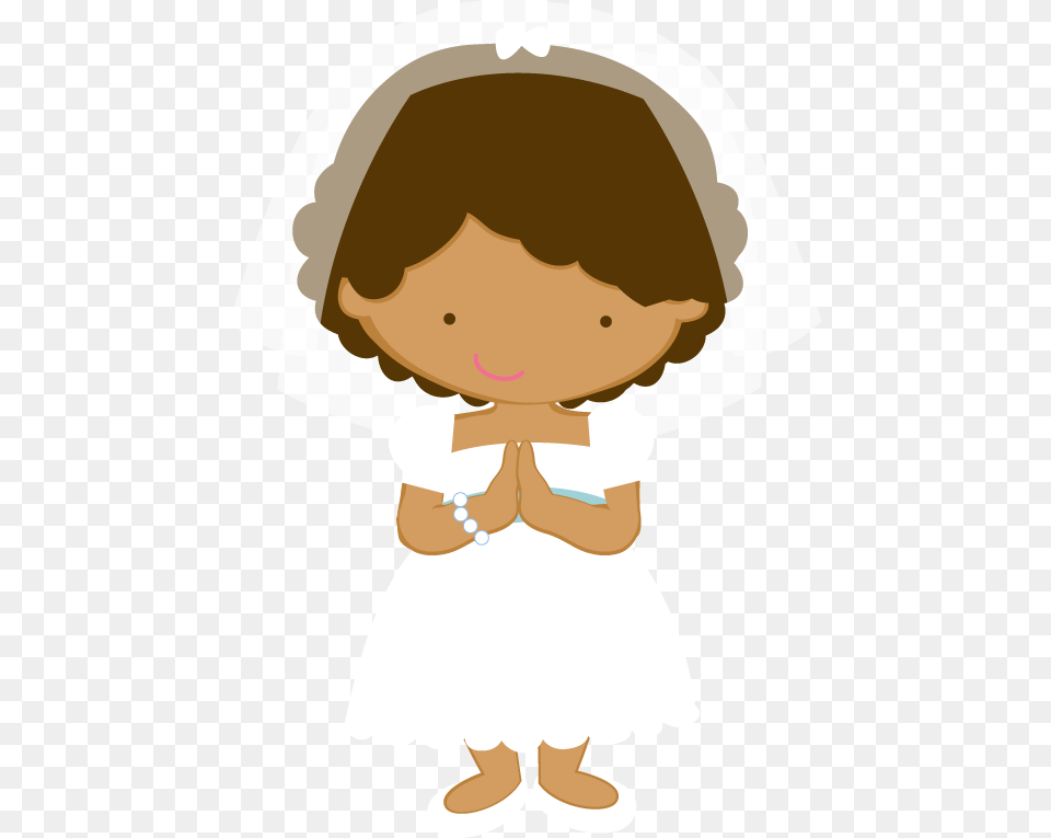 First Communion Girl To Print, Bonnet, Clothing, Hat, Baby Png