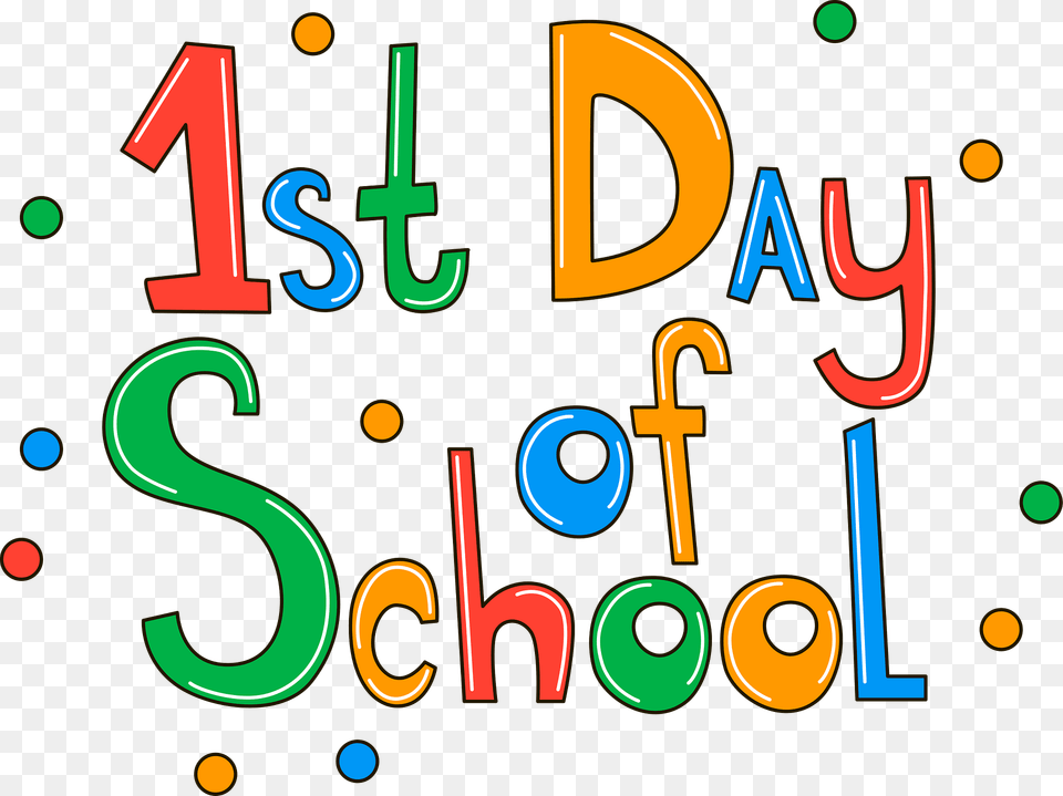 First Day Of School Clipart, Number, Symbol, Text, Dynamite Free Png