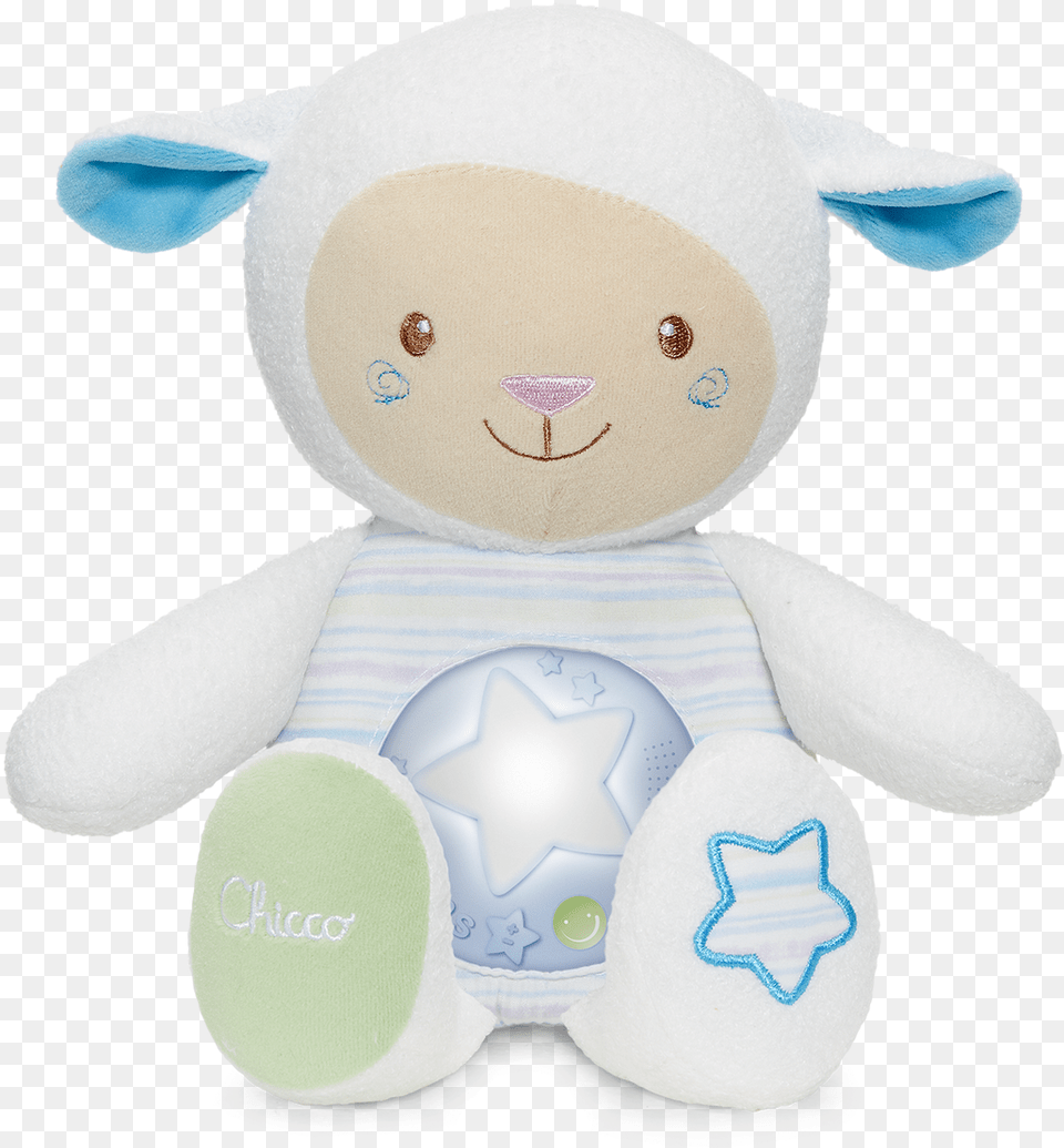 First Dreams Lullaby Sheep Blue Ovelhinha Boa Noite Chicco, Toy, Plush, Face, Head Free Png Download