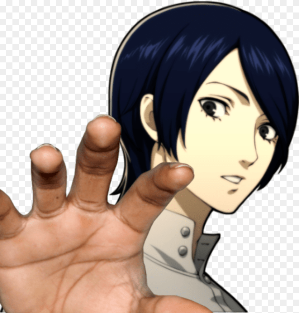 First Encounter With Yusuke Be Like Persona5 Hand Reaching Out, Adult, Person, Finger, Female Free Png