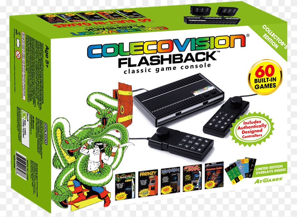 First Ever The Coleco Retro Gaming And Collectible Colecovision Flashback, Baby, Person, Electronics, Advertisement Png Image