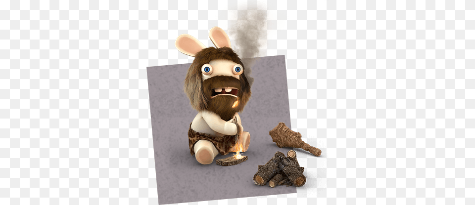 First Evidence Raving Rabbids Travel In Time, Figurine Free Transparent Png