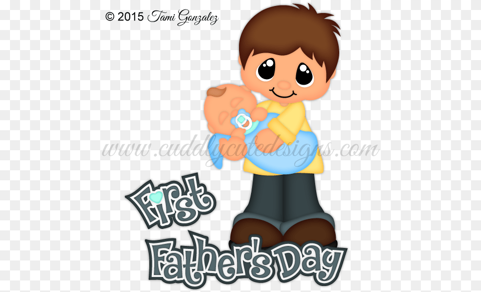 First Father S Day Cartoon, Baby, Face, Head, Person Free Png