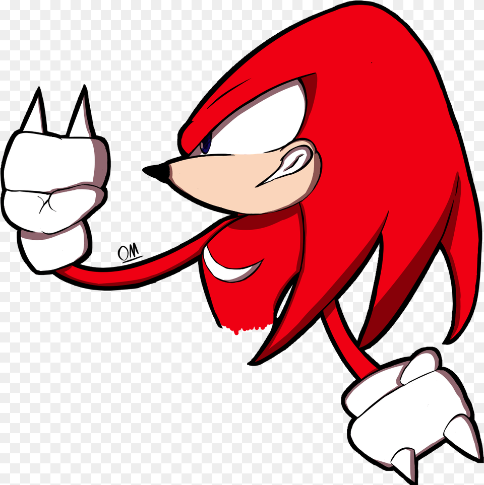 First Finished Drawing Of Knuckles That I Drew Cartoon, Electronics, Hardware, Book, Publication Free Transparent Png
