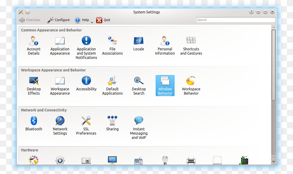 First Go To System Settings Window Behavior Kubuntu Screen, Computer, Electronics, File, Pc Free Png