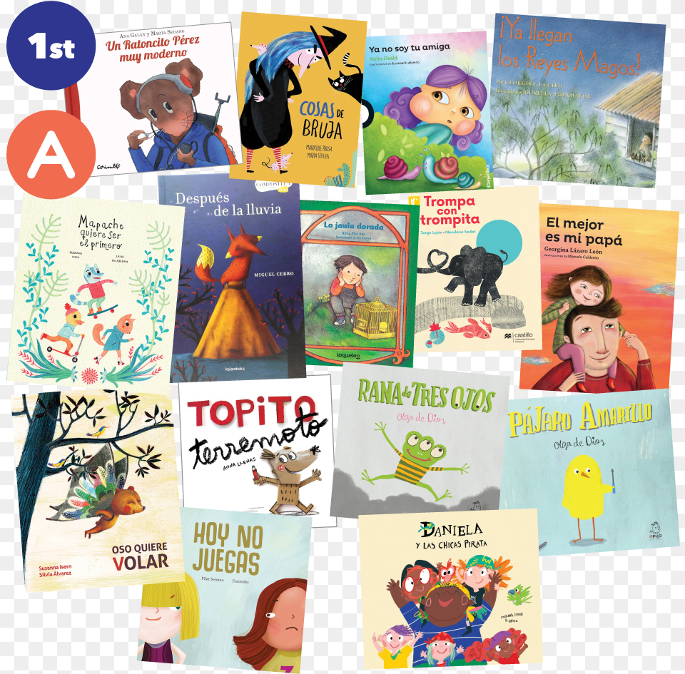 First Grade Spanish Authentic Read Aloud Set Book, Advertisement, Publication, Poster, Adult Free Png Download