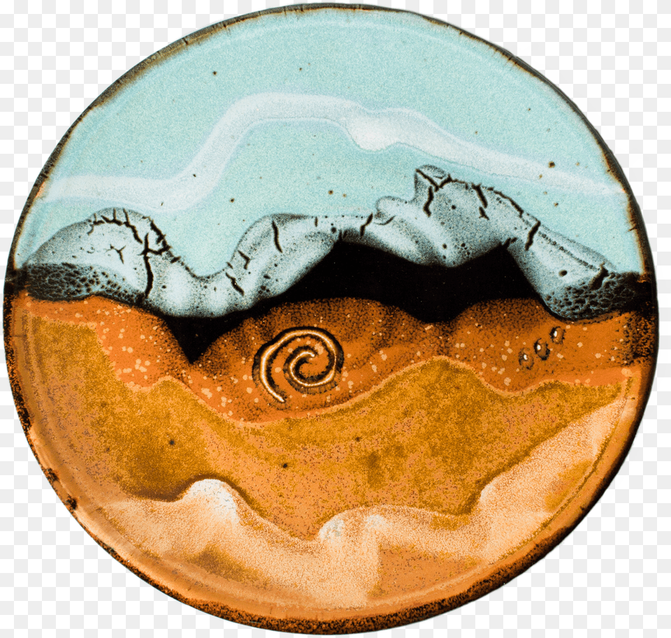 First Handmade Pottery Dinner Plate Turquoise Brown Creative Arts, Accessories, Jewelry, Gemstone, Ornament Free Transparent Png