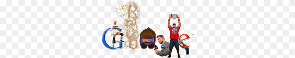 First I Took The Google Logo And Based Everything Around Randy Orton Logo 2011, Adult, Person, Man, Male Png