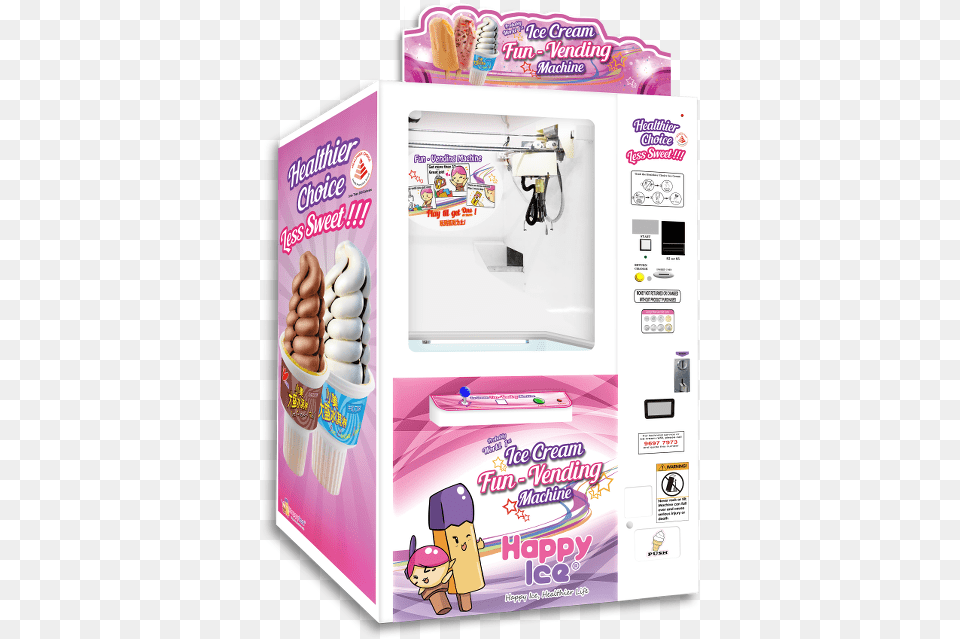 First Ice Cream Vending Machine Child, Food, Dessert, Ice Cream, Tool Free Transparent Png