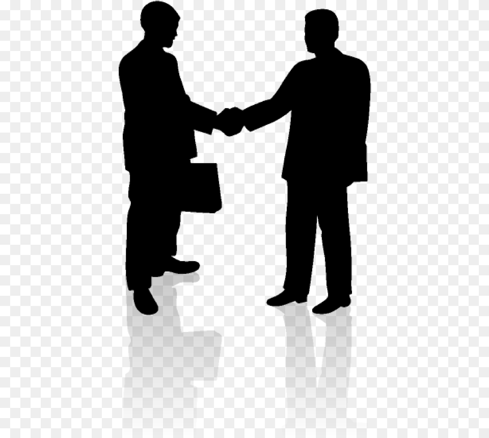 First Impression Sales And Negotiation Two People Hand Shake, Gray Free Transparent Png