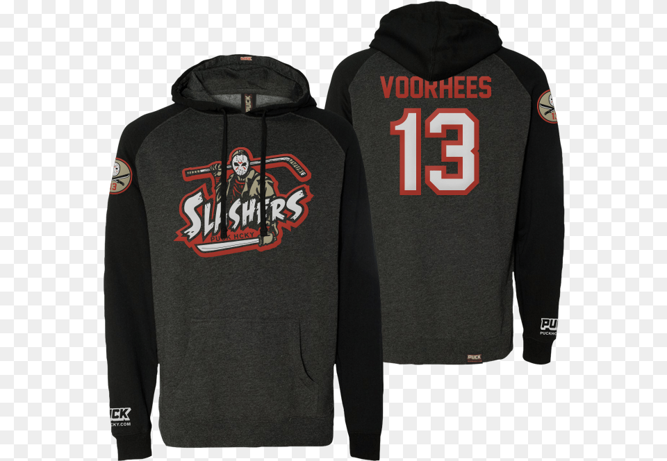 First Jason Slashers Voorhees Jason Voorhees Slashers Sweatshirt, Clothing, Hoodie, Knitwear, Sweater Free Png Download