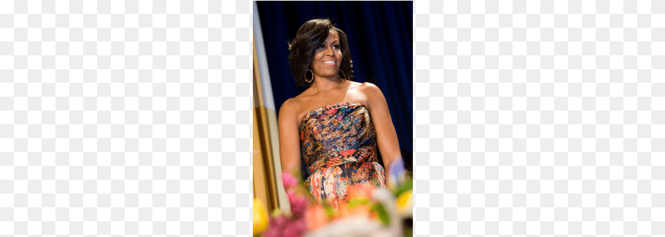 First Lady Of Style Michelle Obama, Flower Arrangement, Formal Wear, Flower, Plant Png Image