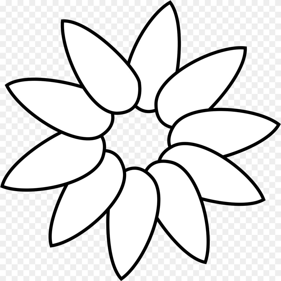 First Layer Flower Petals Svg Vector Reduction Gear Gif, Daisy, Plant, Dahlia, Stencil Free Png