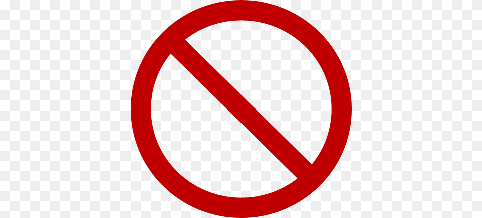 First Let39s Be Clear On What Blended Is Not No Sign, Symbol, Road Sign, Stopsign Png Image