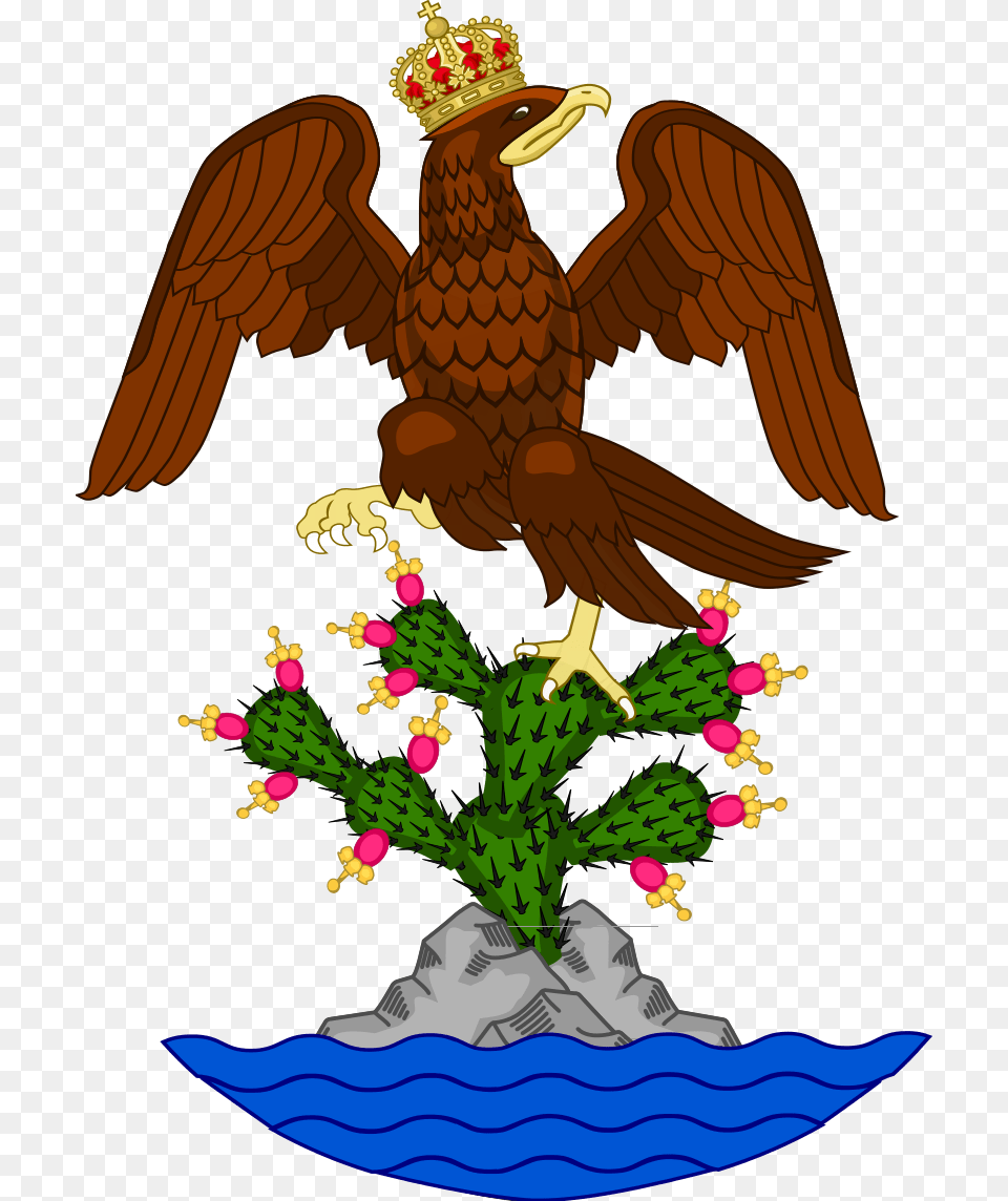 First Mexican Empire Coat Of Arms, Animal, Bird, Accessories, Eagle Free Transparent Png