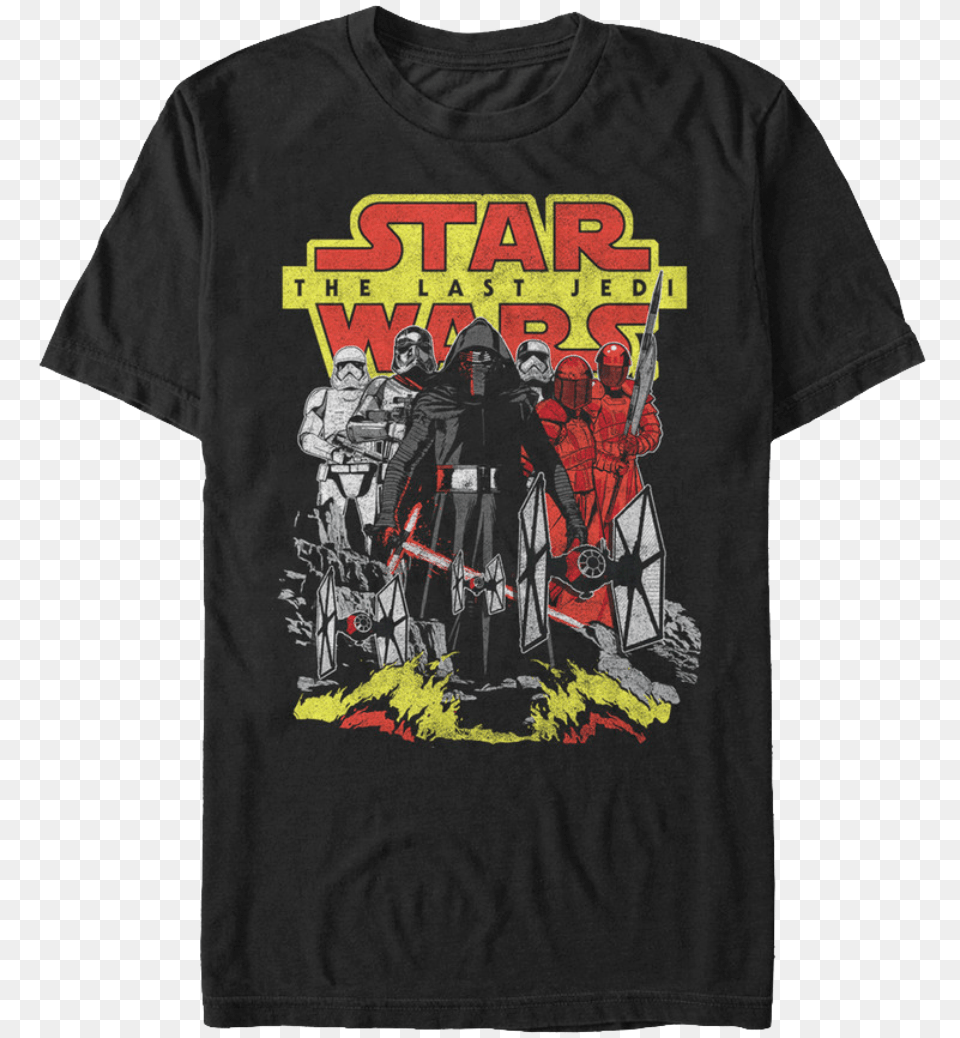 First Order Star Wars The Last Jedi T Shirt T Shirt, Clothing, T-shirt, Adult, Female Free Png Download