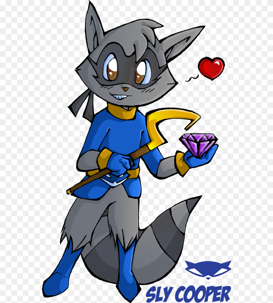 First Pic Of Sly Cooper I Ever Posted And Maybe The Cute Sly Cooper, Book, Comics, Publication, Baby Png