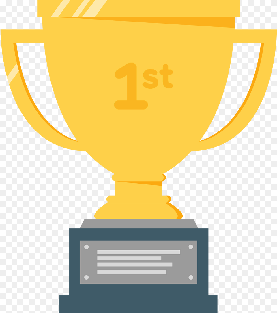 First Place 1st Place Trophy Clipart Png
