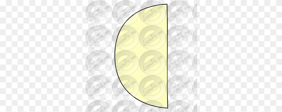First Quarter Half Moon Picture For Classroom Therapy Use Circle, Disk Free Transparent Png