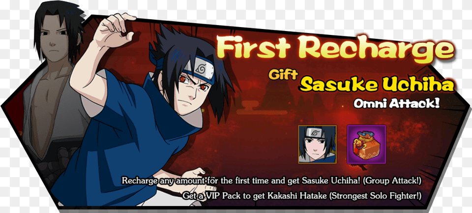 First Recharge Event Sasuke Uchiha, Book, Comics, Publication, Adult Png