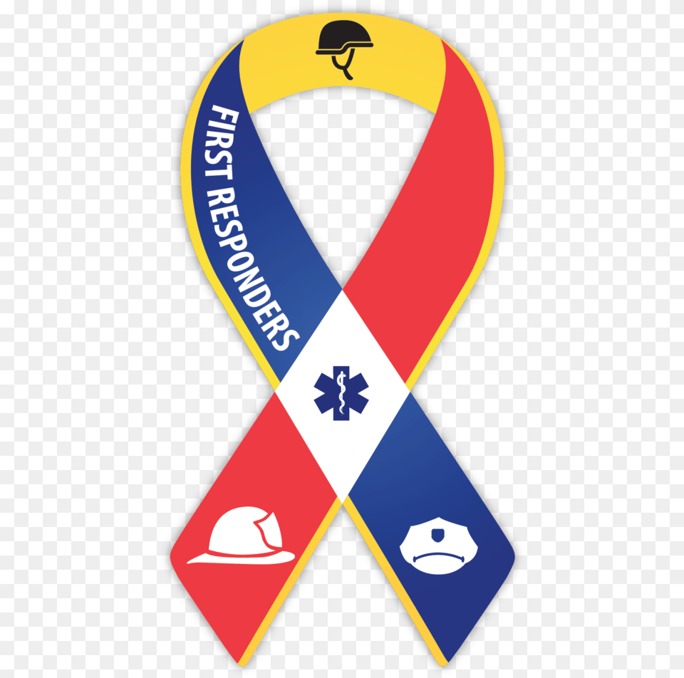 First Responder Ribbon, Sash Png