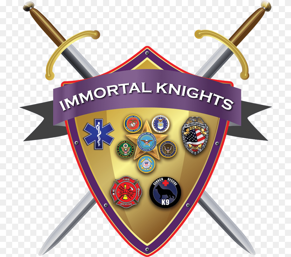 First Responders Tribute Ride Davenport Fire Department, Weapon, Sword, Armor, Shield Png Image