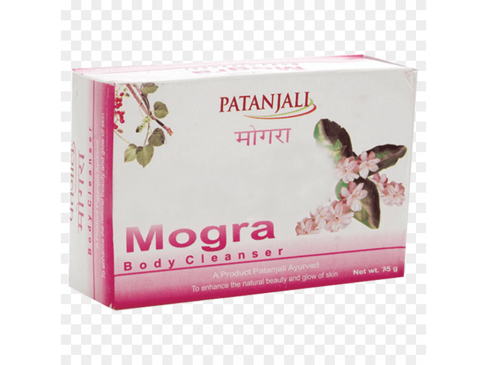 First Slide Patanjali Mogra Body Cleanser 75 G, Box, Flower, Plant, Herbal Free Png Download