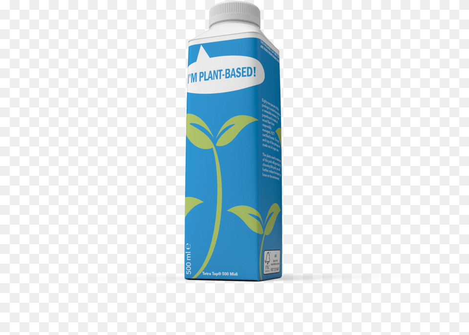 First Tetra Top Carton Bottle With Bio Based Plastic Free Transparent Png