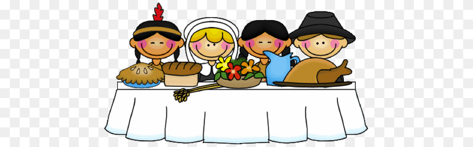 First Thanksgiving Dinner Thanksgiving Clip Art Clip Art, Lunch, Person, People, Meal Png