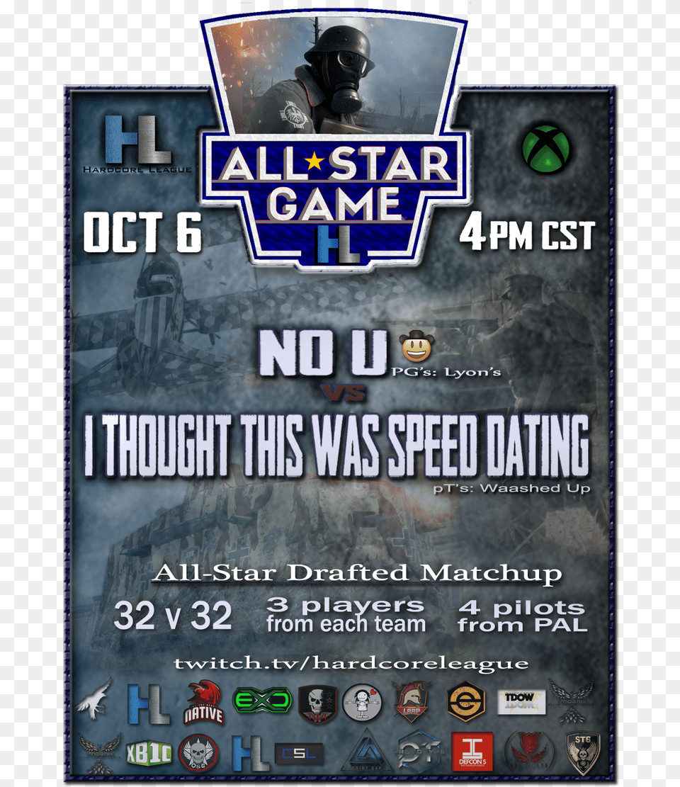 First We Have The Scottishhellfi1 Event At 1pm Cst Pc Game, Advertisement, Poster, Adult, Male Free Transparent Png