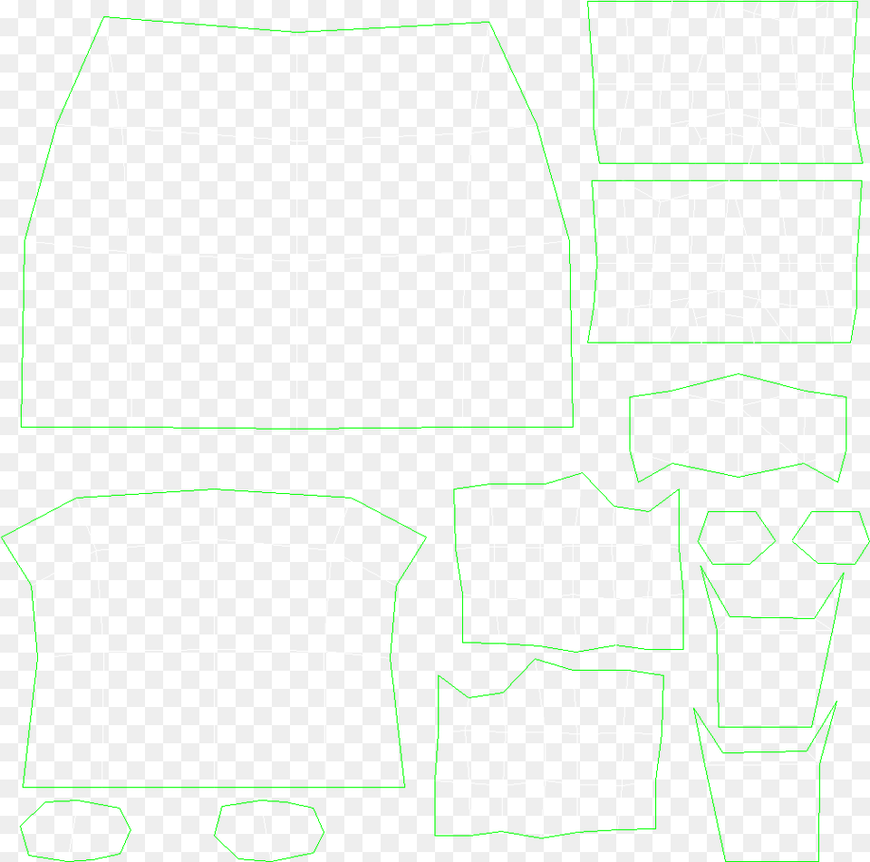 First You39ll Want To Download The Fighter Uv Layout Diagram Png Image