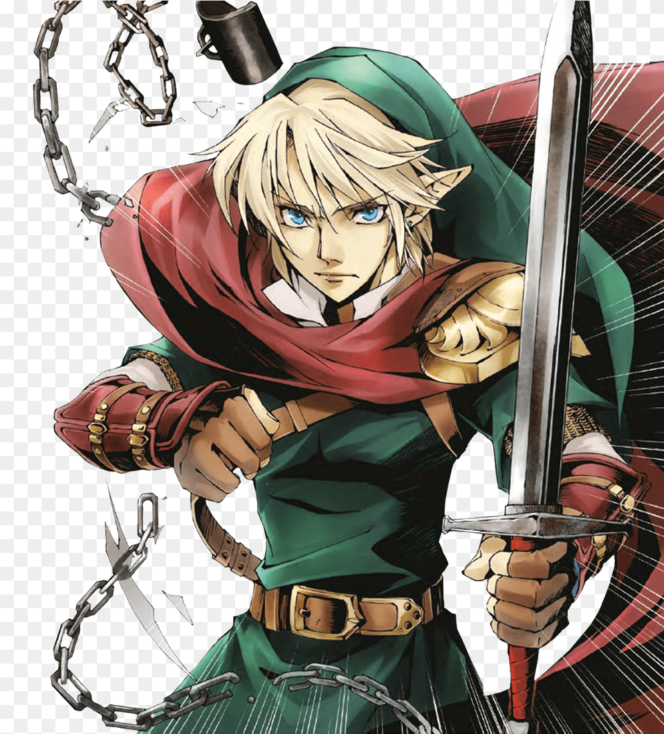 Firstlink Skyward Sword Manga Link, Publication, Book, Comics, Adult Png Image