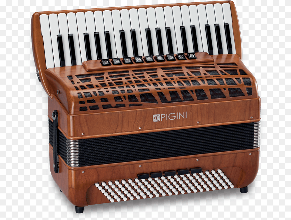 Fisarmoniche Accordions Pigini Pigini Cherry Wood Accordion, Keyboard, Musical Instrument, Piano Free Png
