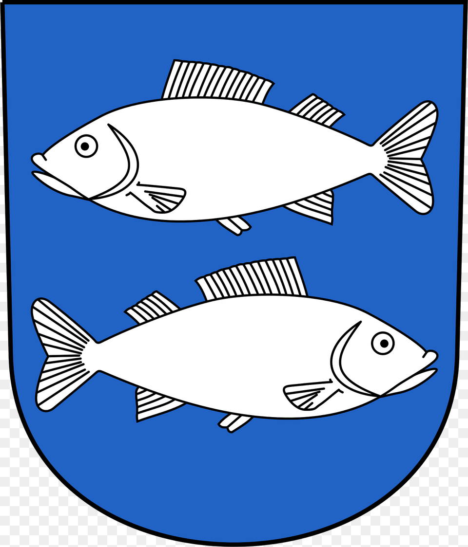 Fischenthal Coat Of Arms Clipart, Animal, Fish, Sea Life, Tuna Png Image